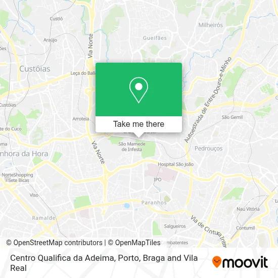 Centro Qualifica da Adeima map