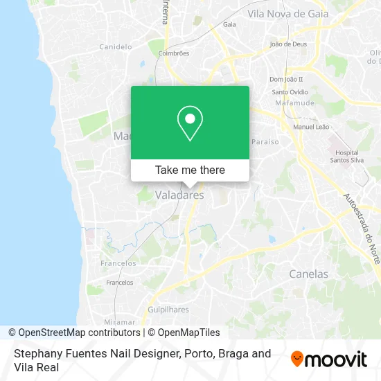 Stephany Fuentes Nail Designer map