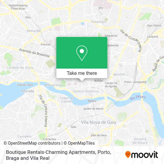 Boutique Rentals-Charming Apartments map