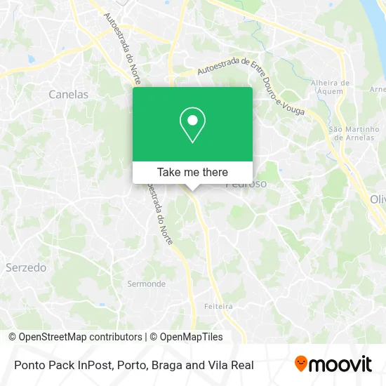 Ponto Pack InPost map