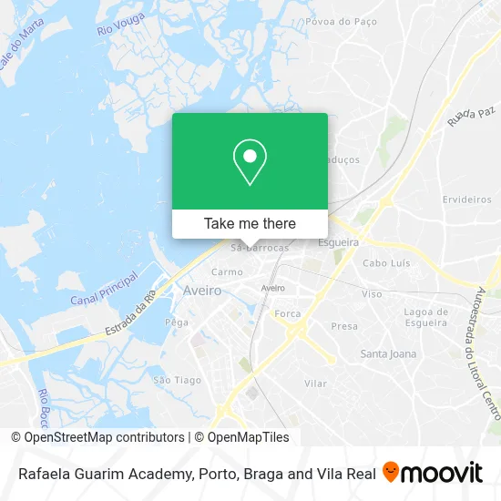 Rafaela Guarim Academy map