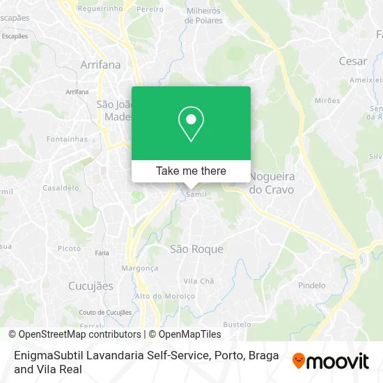 EnigmaSubtil Lavandaria Self-Service map
