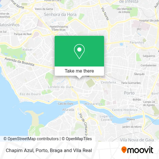 Chapim Azul map