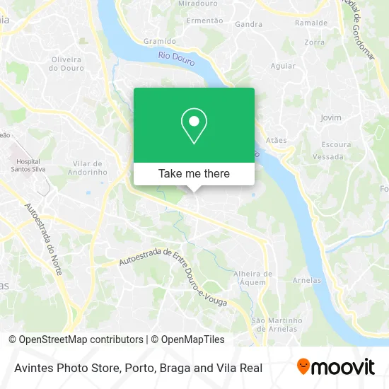 Avintes Photo Store map