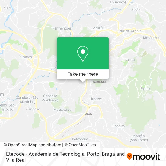 Etecode - Academia de Tecnologia map