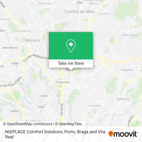 NIDPLACE Comfort Solutions map