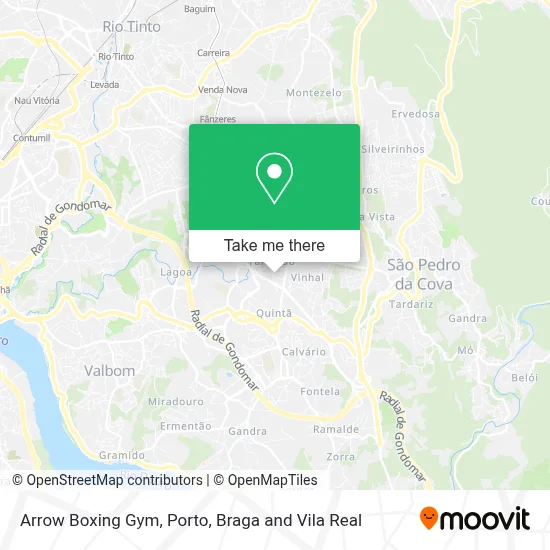 Arrow Boxing Gym map
