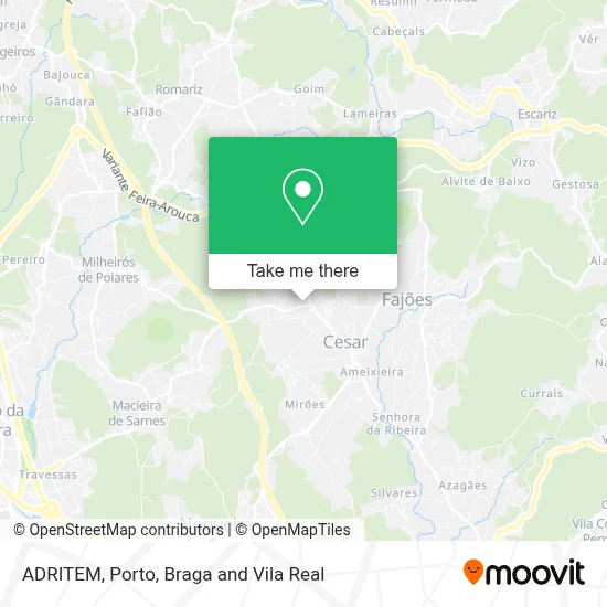 ADRITEM map