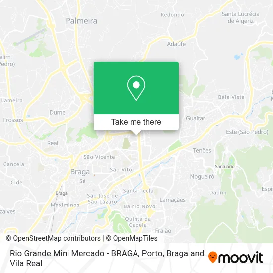 Rio Grande Mini Mercado - BRAGA mapa