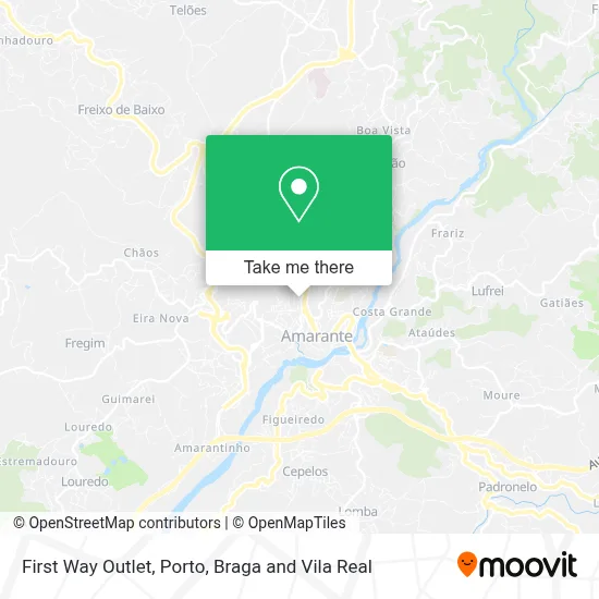 First Way Outlet map