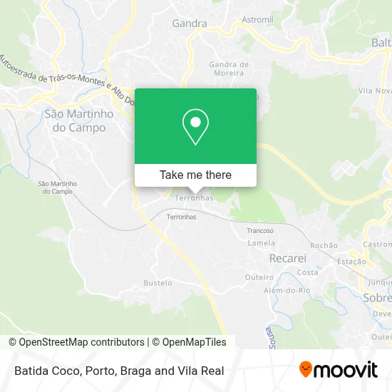 Batida Coco map