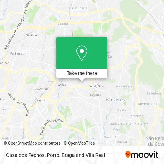 Casa dos Fechos map