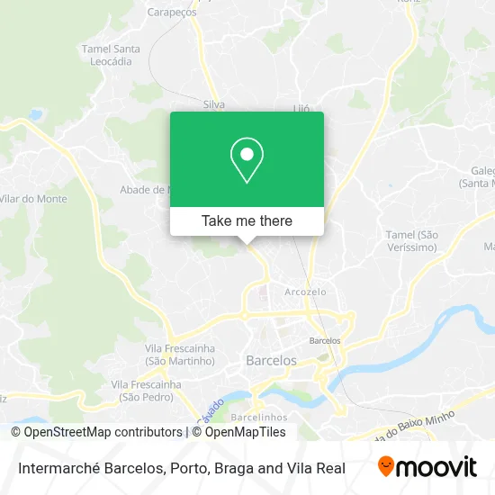 Intermarché Barcelos map