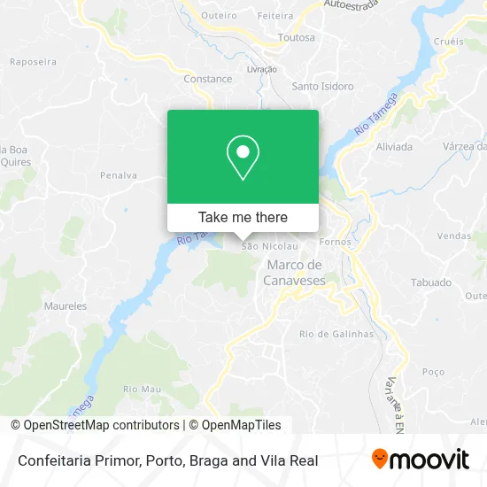 Confeitaria Primor map