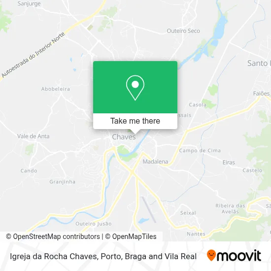 Igreja da Rocha Chaves map