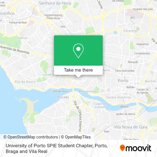 University of Porto SPIE Student Chapter map