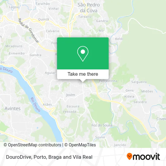 DouroDrive map
