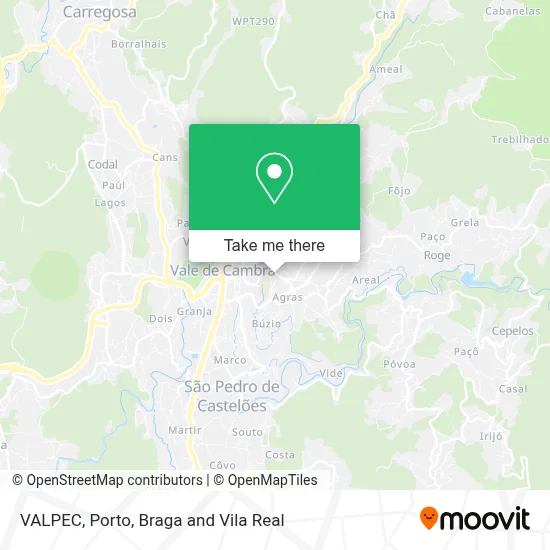 VALPEC map