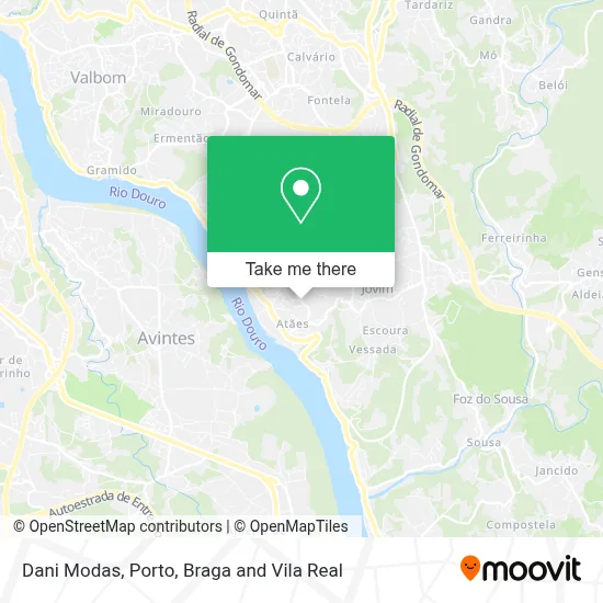 Dani Modas map