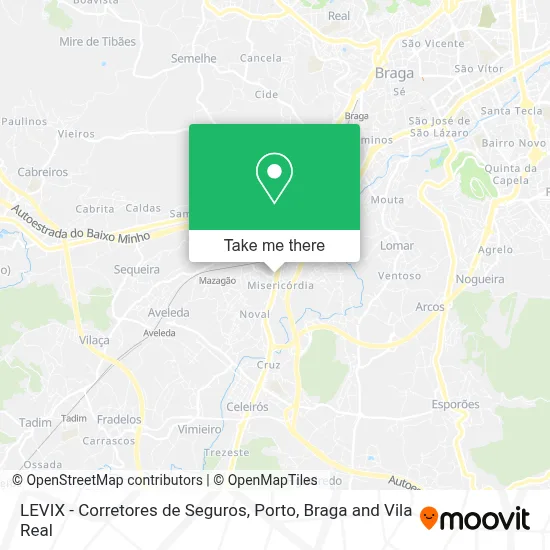 LEVIX - Corretores de Seguros map