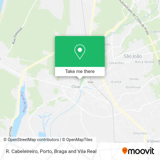 R. Cabeleireiro mapa