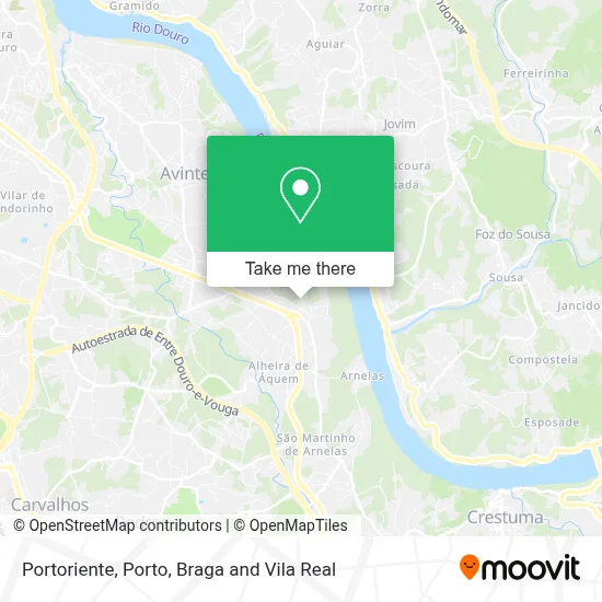 Portoriente map