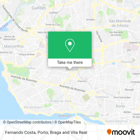Fernando Costa map