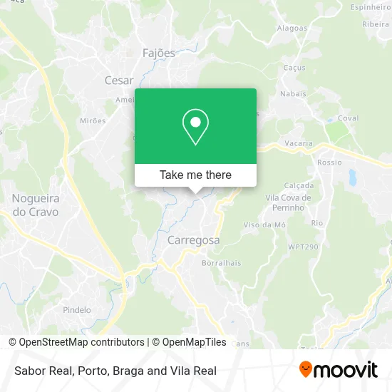 Sabor Real map