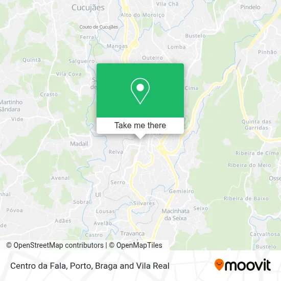 Centro da Fala map