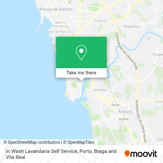 In Wash Lavandaria Self Service map