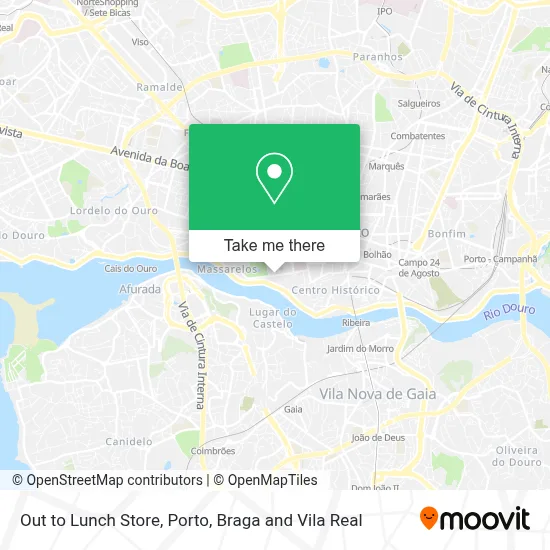 Out to Lunch Store map