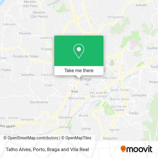 Talho Alves map