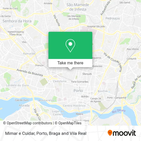 Mimar e Cuidar map