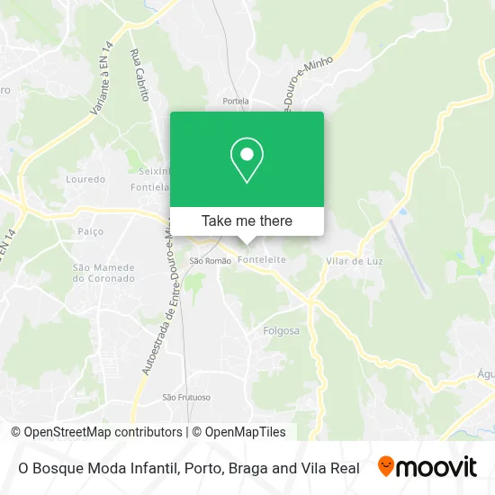 O Bosque Moda Infantil map
