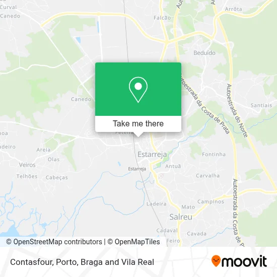 Contasfour map