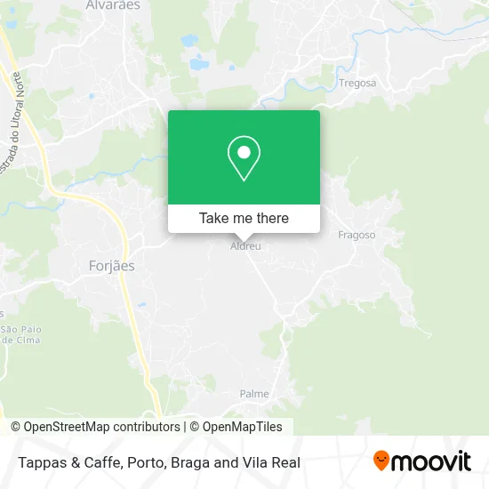 Tappas & Caffe map