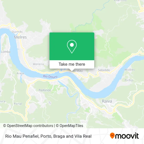 Rio Mau Penafiel map