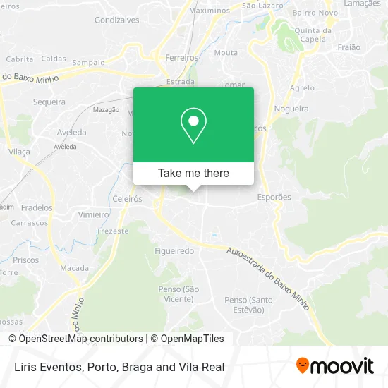 Liris Eventos map
