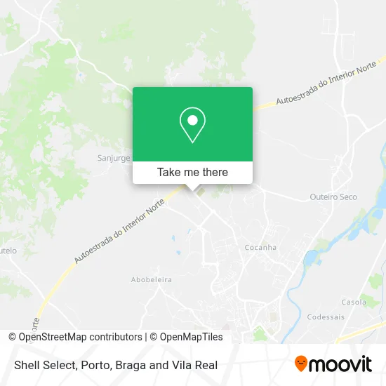 Shell Select mapa