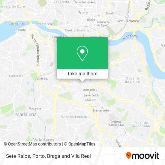 Sete Raios map