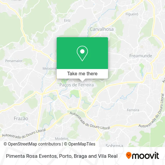 Pimenta Rosa Eventos map