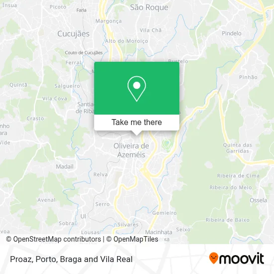 Proaz map