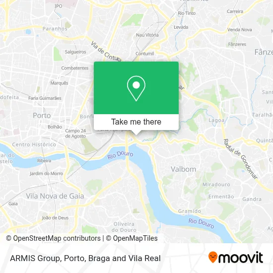 ARMIS Group map