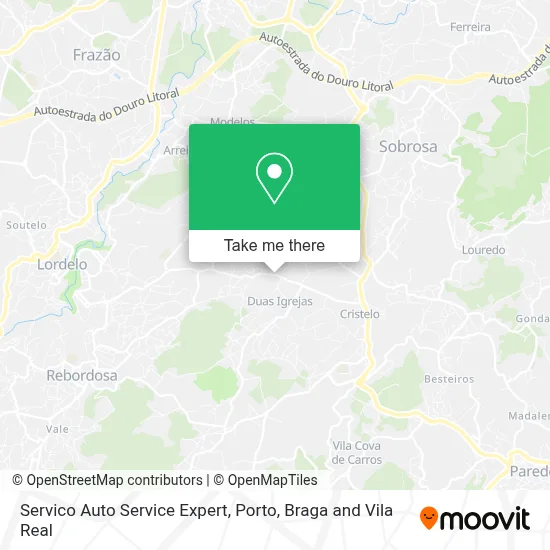 Servico Auto Service Expert map