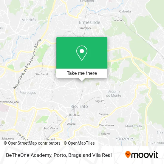 BeTheOne Academy map