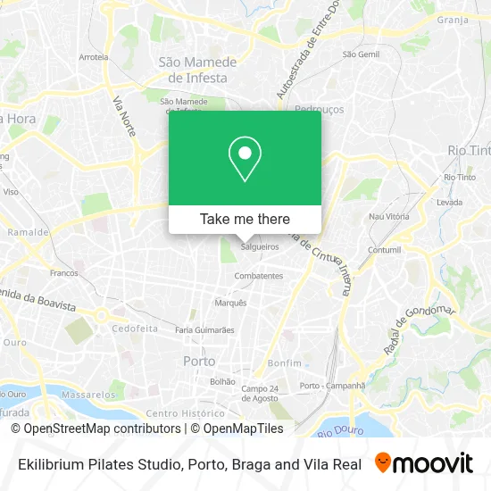 Ekilibrium Pilates Studio map
