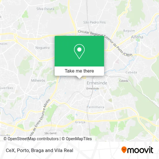 CeX map