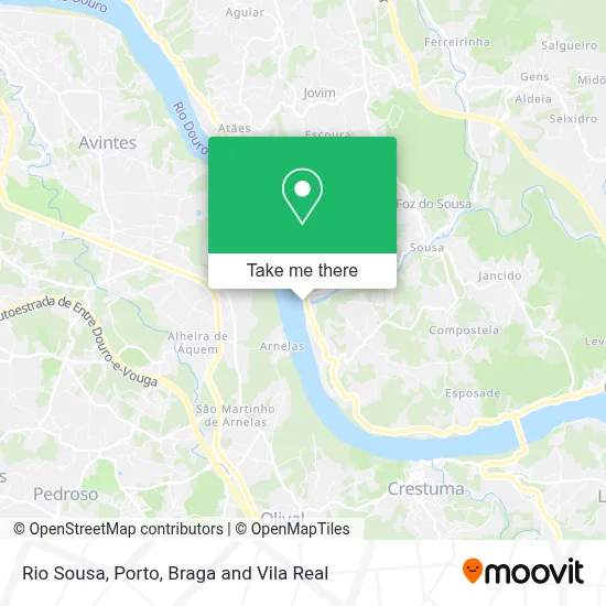 Rio Sousa mapa