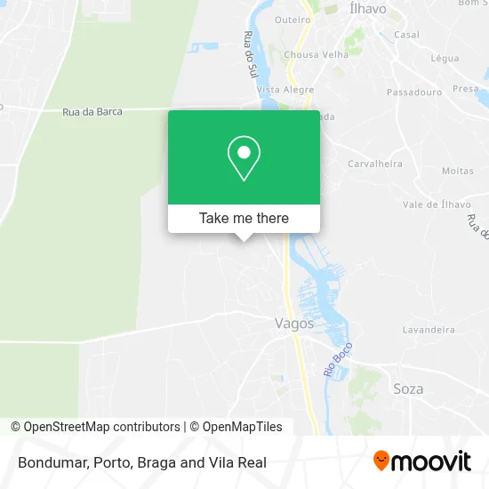 Bondumar map