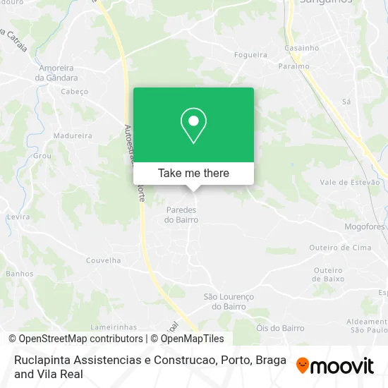 Ruclapinta Assistencias e Construcao map